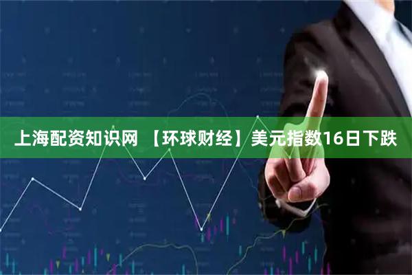 上海配资知识网 【环球财经】美元指数16日下跌